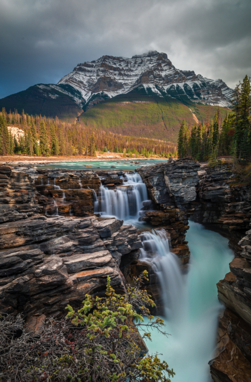 76-Athabasca Falls in the Fall-NiSi Enhance ND-Vario 5-9 Stops
